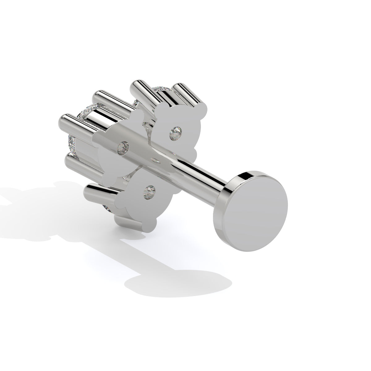 Dazzle Trio Diamond Nose Pin