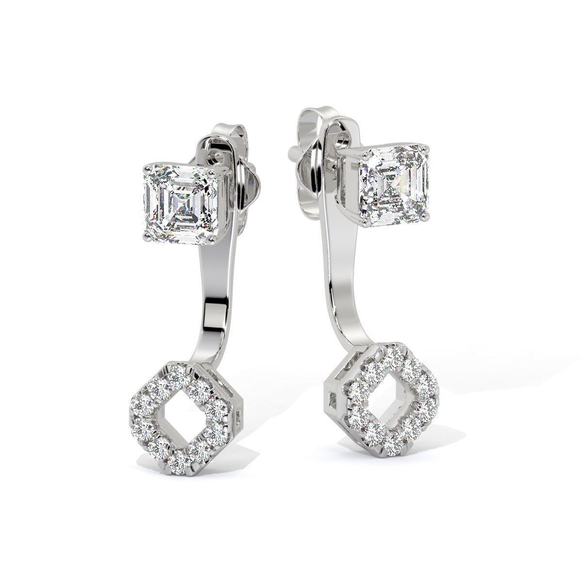 Clarion Glow Diamond Danglers