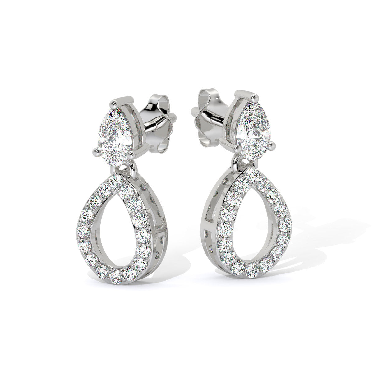 Miralyn Dew Sparkle Diamond Danglers