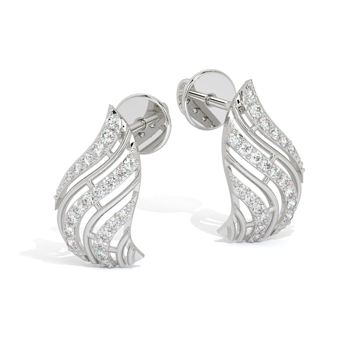 Radiant Cascade Diamond Studs