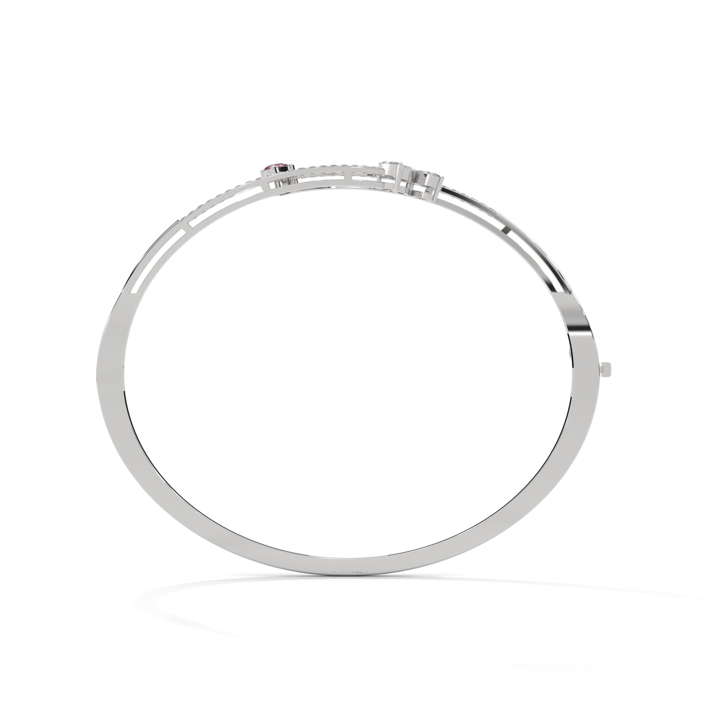 Zeraphine Diamond Bangle