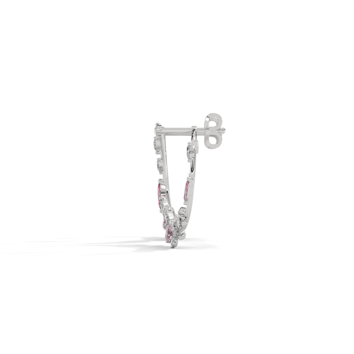 Moonkissed Blush Hoops