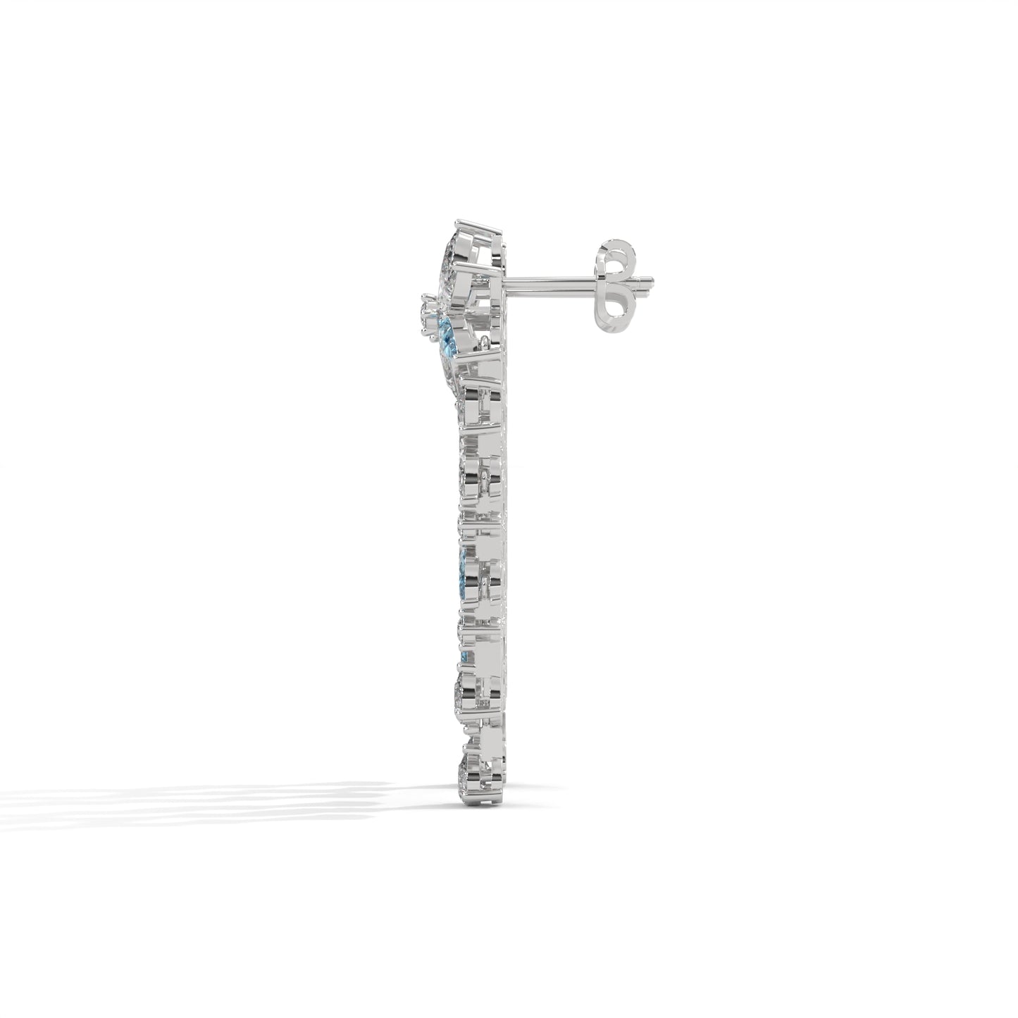 Frozen Bloom Waterfall Danglers