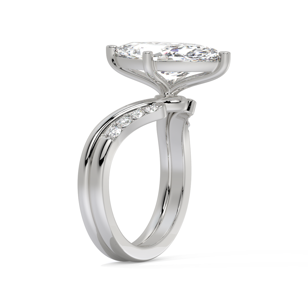 The Marquise Bypass Diamond Ring
