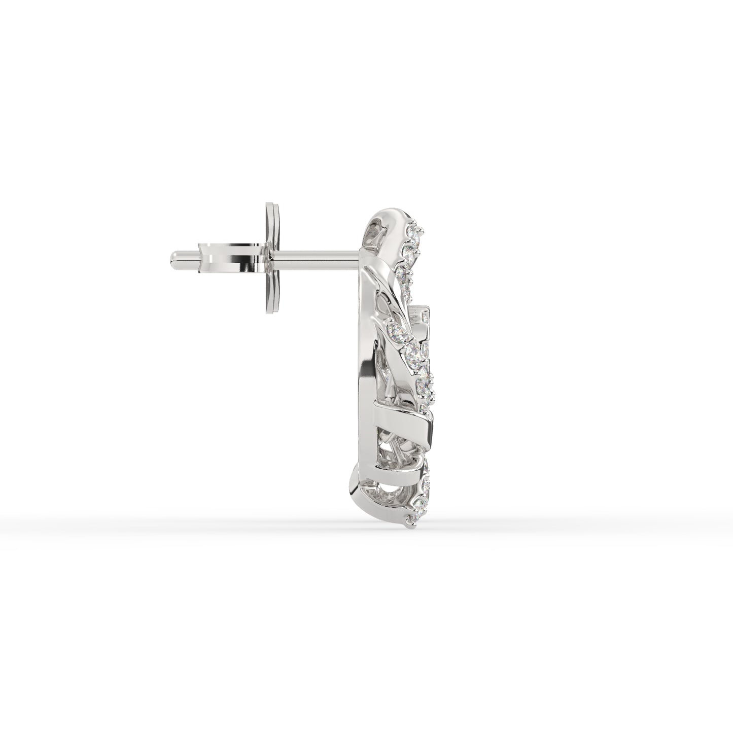 Radiant Swirl Diamond Studs