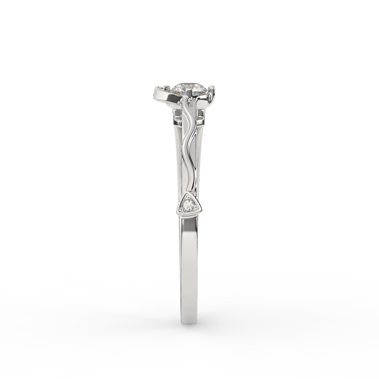 Meow in Love - Glittering Kitty Diamond Ring