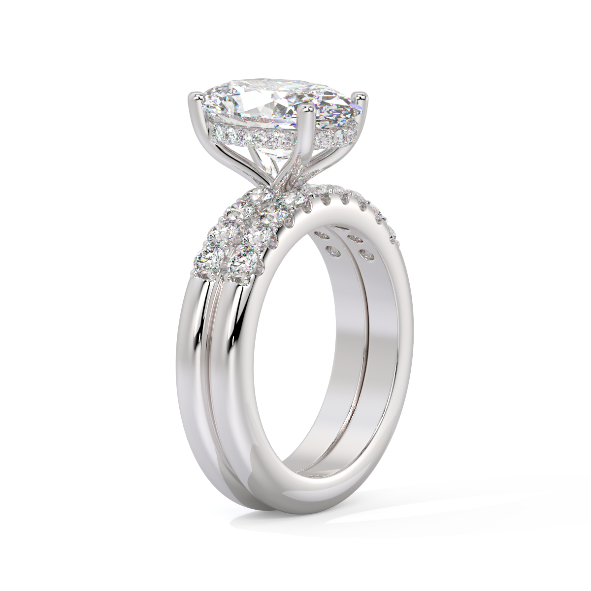 Pure Essence Bypass diamond Ring