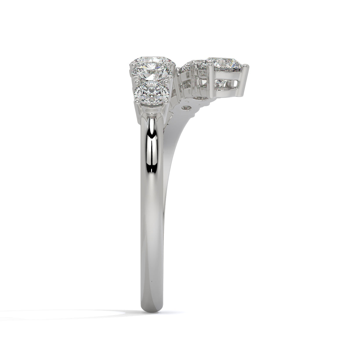 Luxe Starlit Diamond Open Ring