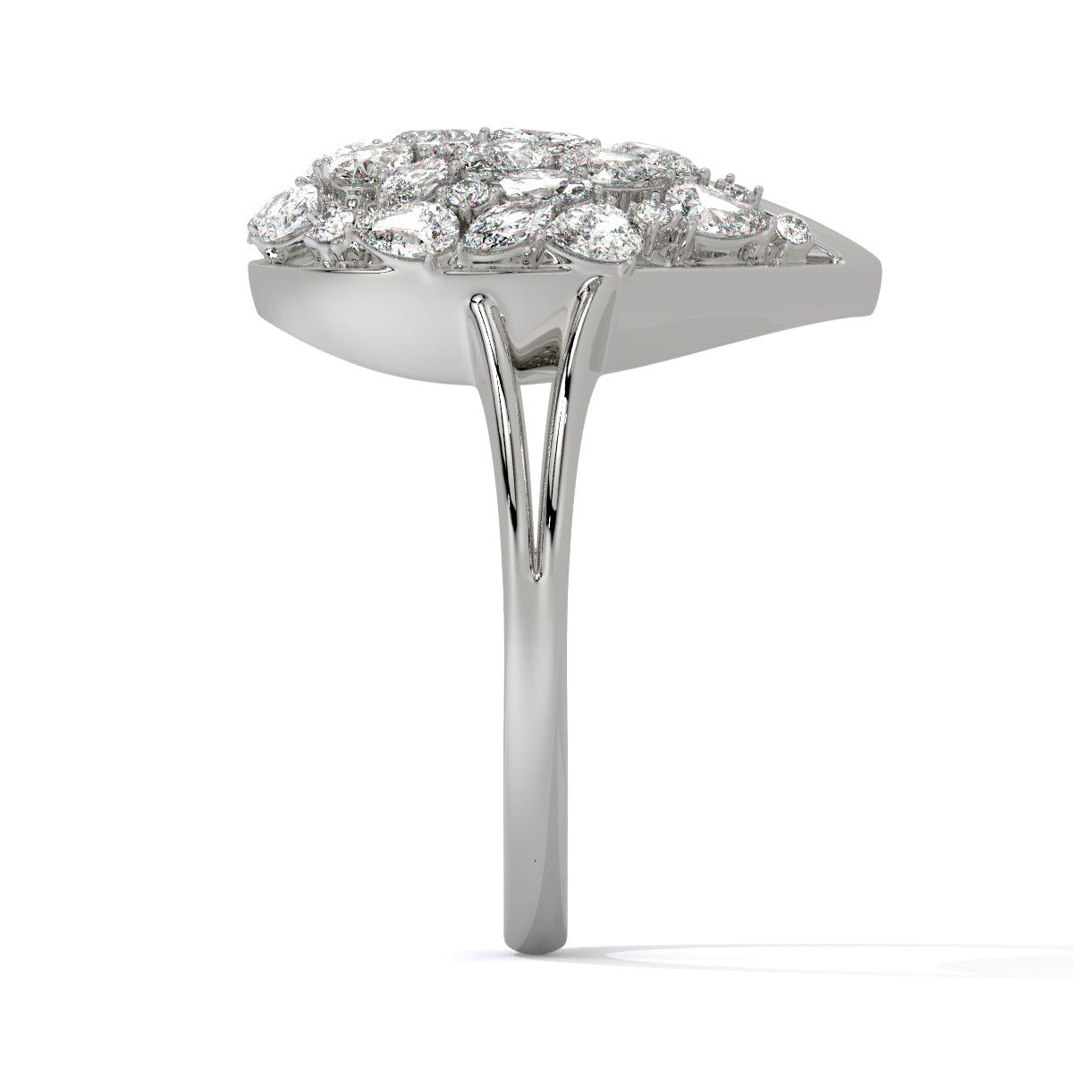 Teardrop Diamond Ring