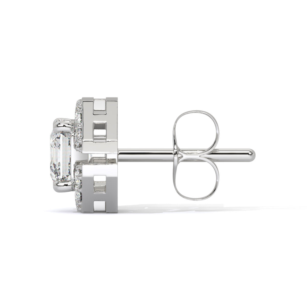 Glintara Edge Men's Diamond Stud