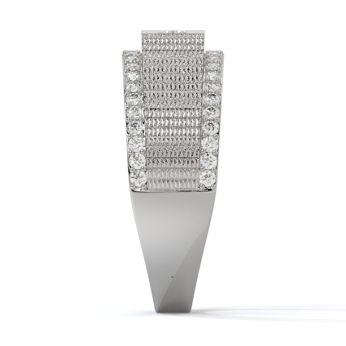 Majestic Zenith - Bold Men's Diamond Ring