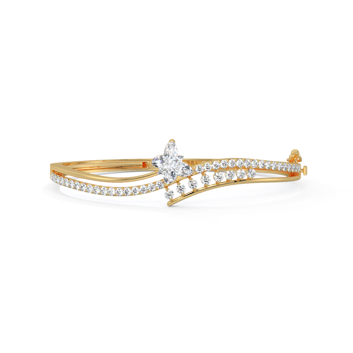 Charmelle Butterfly Glow Diamond Bracelet