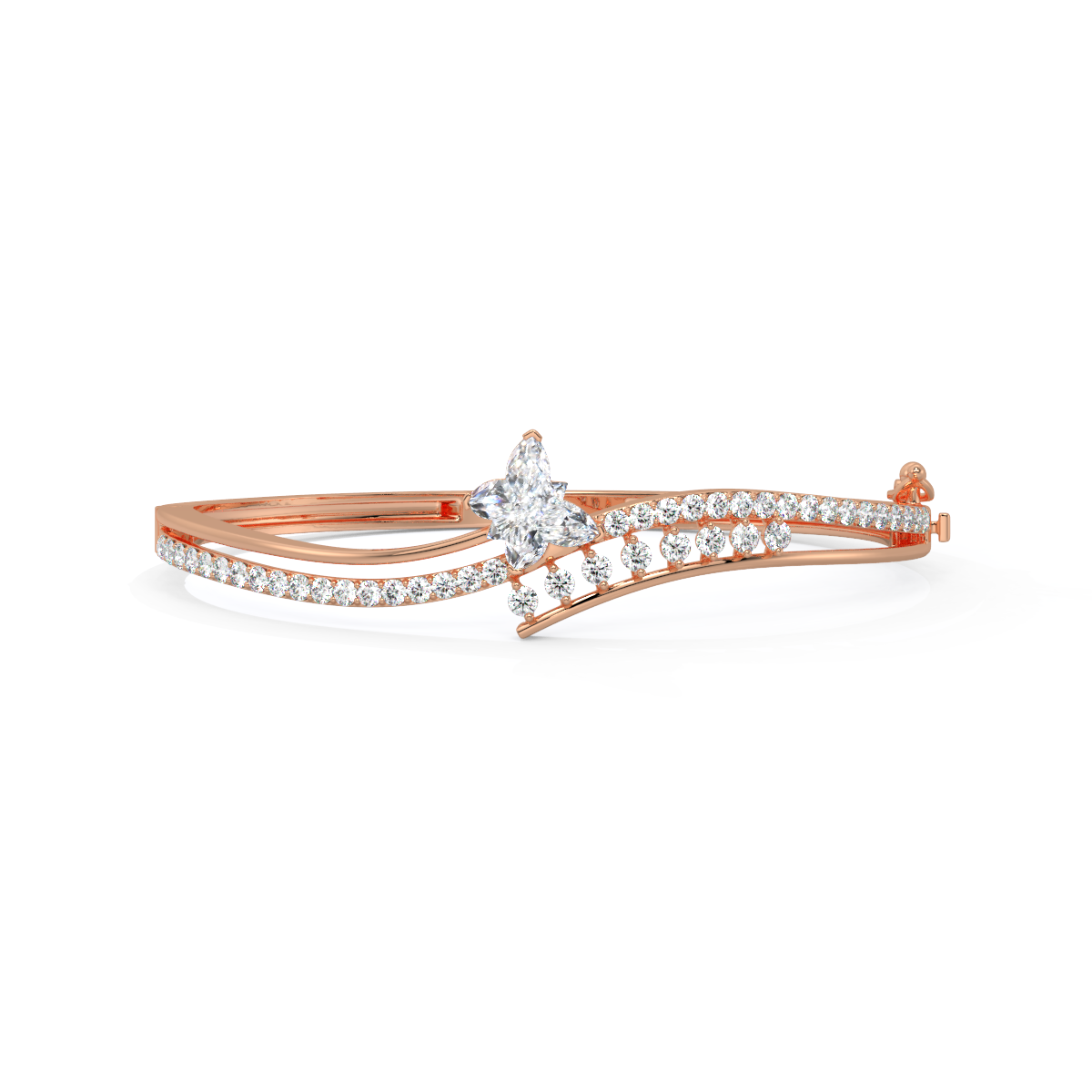 Charmelle Butterfly Glow Diamond Bracelet