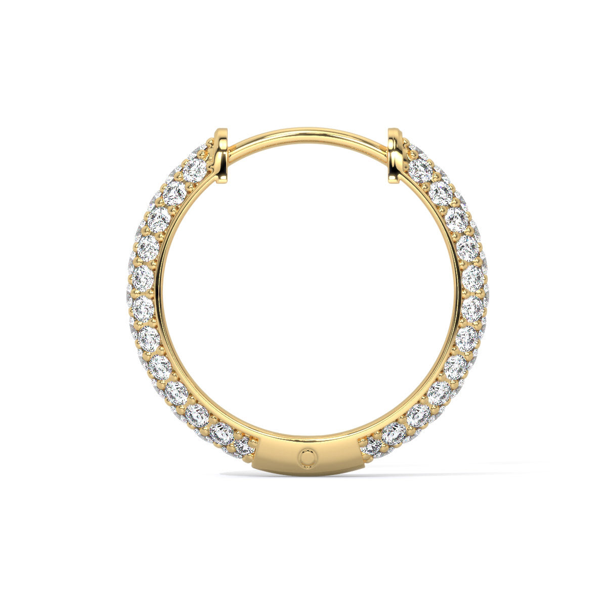 Auric Loop Men's Diamond Hoop