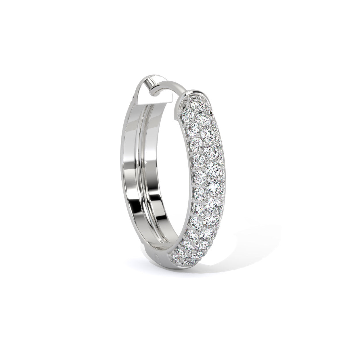 Auric Loop Men's Diamond Hoop