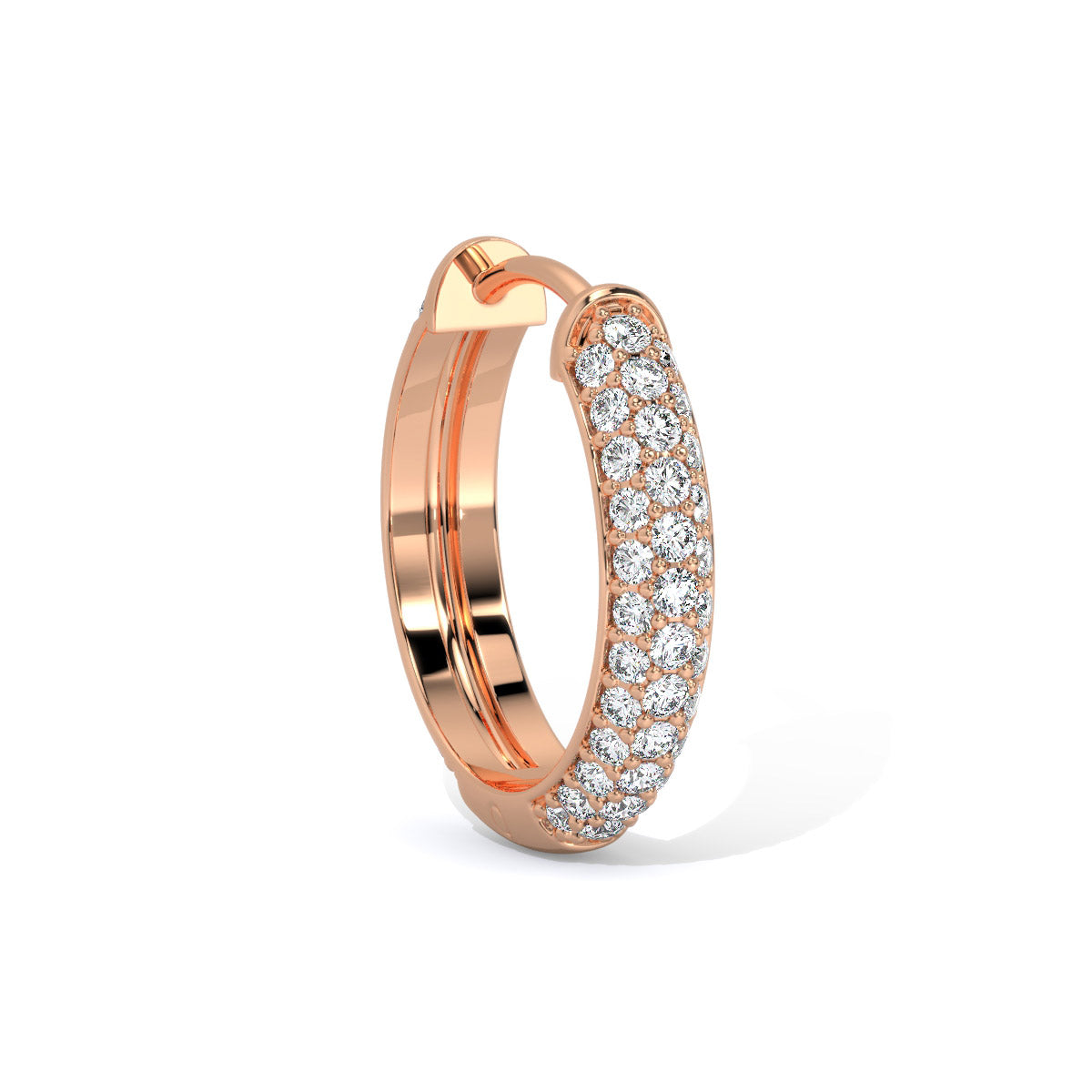 Auric Loop Men's Diamond Hoop