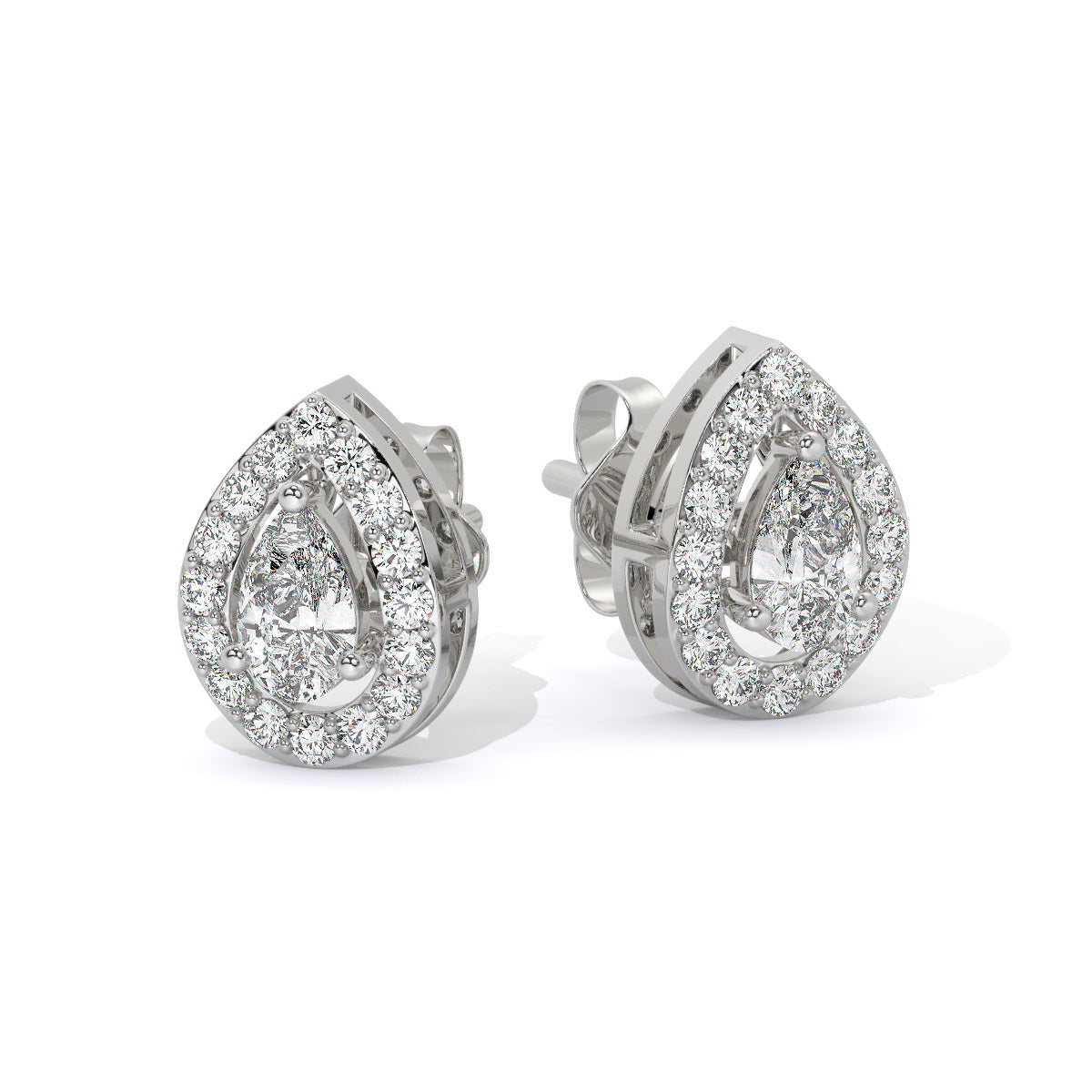 Seraphic Tear Diamond Studs