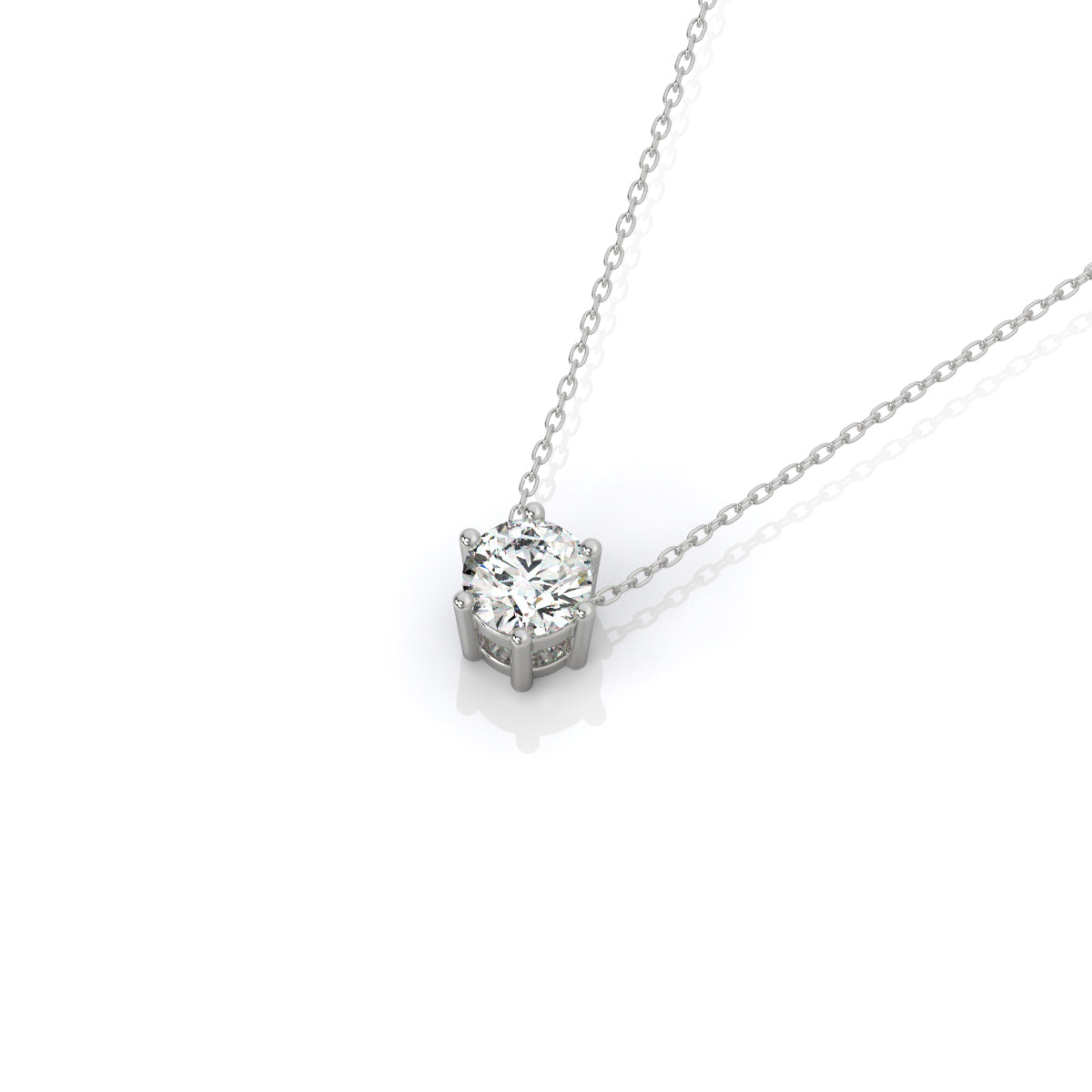 Solitaire Diamond Pendant