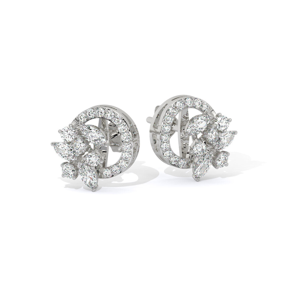 Virelia Bloom Diamond Studs