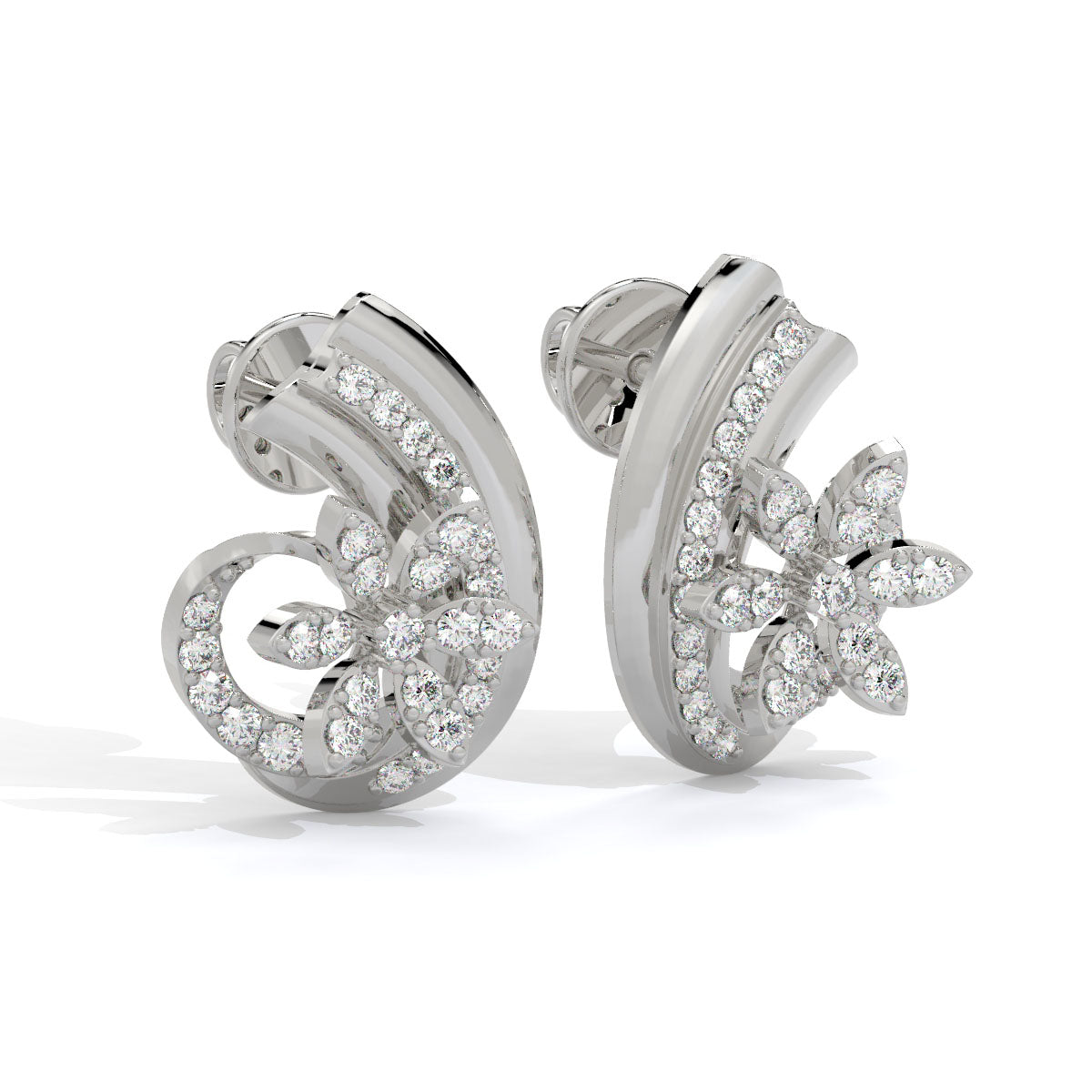 Blooming Radiance Diamond Studs