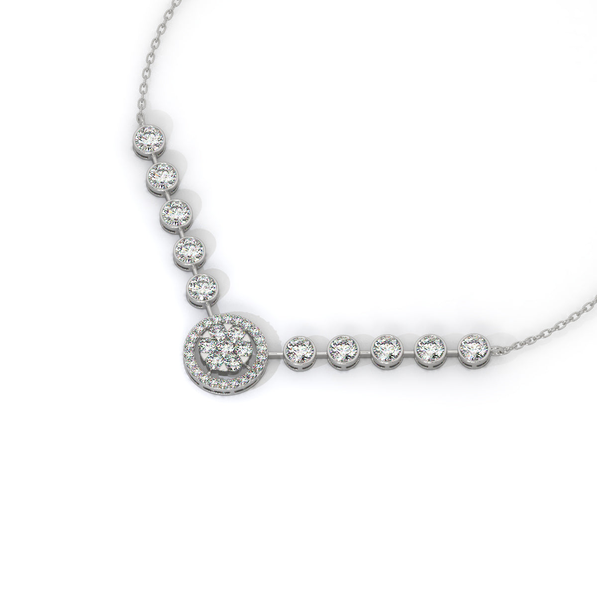 Elegant Diamond Pendant