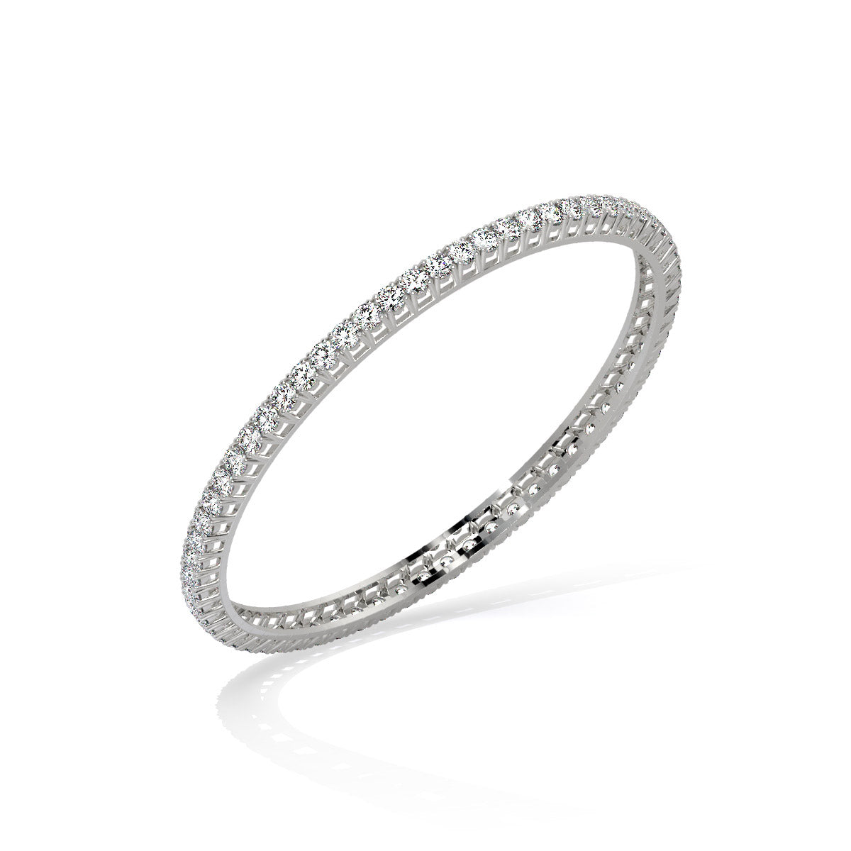 Veyra Luxe Diamond Infinity Tennis Bangle