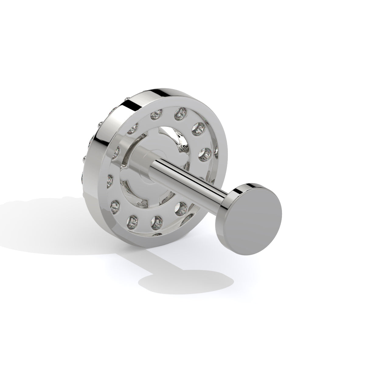 Celestial Halo Diamond Nose Pin