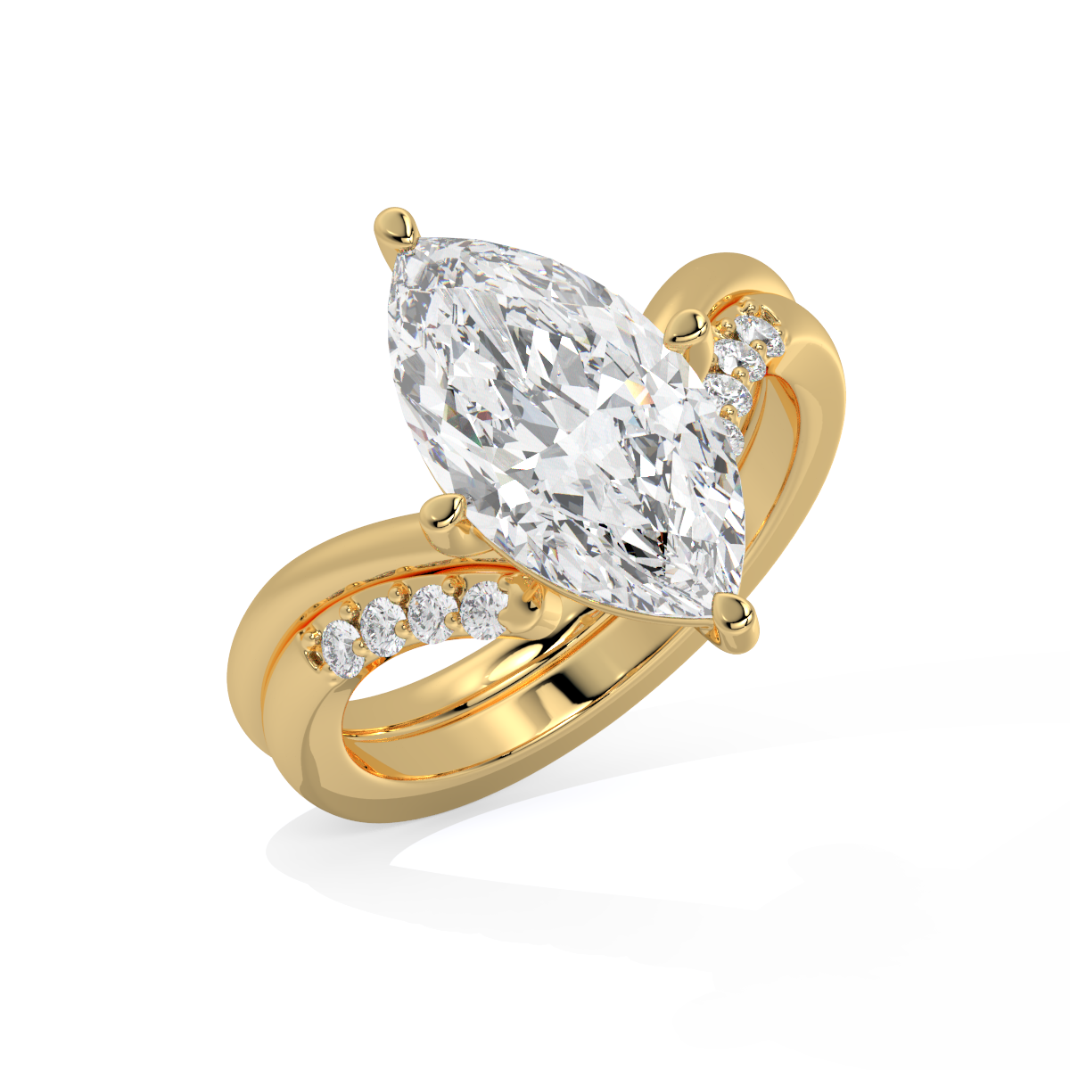 The Marquise Bypass Diamond Ring