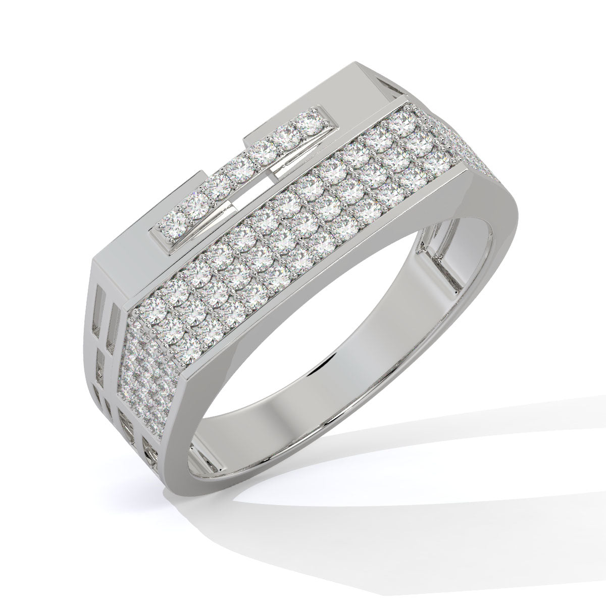 Regal Brilliance Men's Diamond Ring