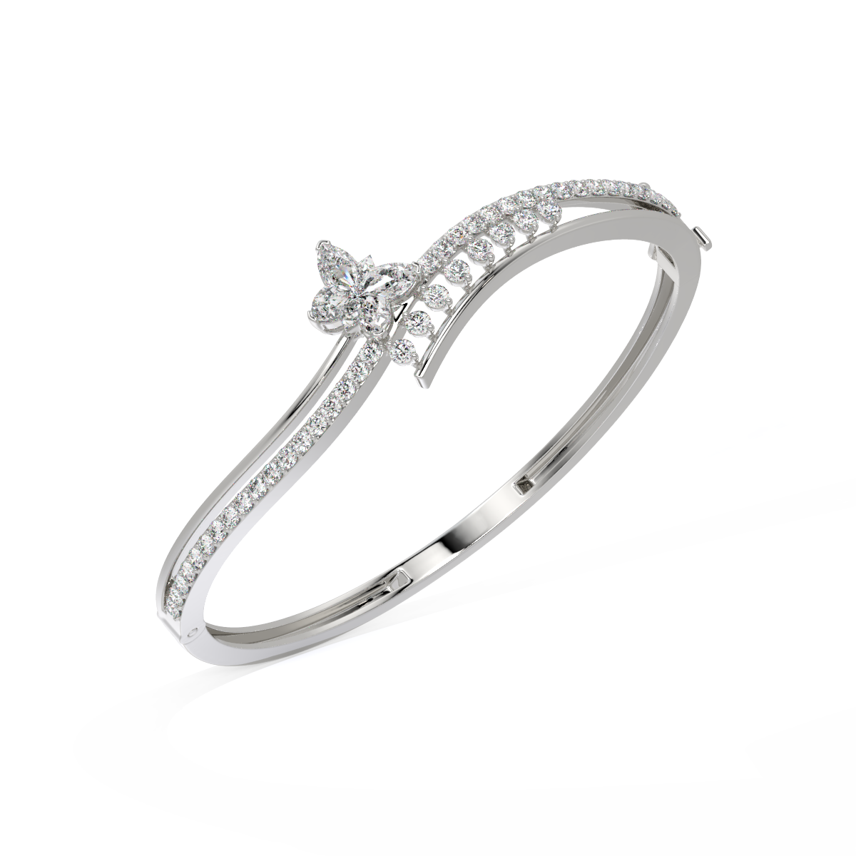 Charmelle Butterfly Glow Diamond Bracelet