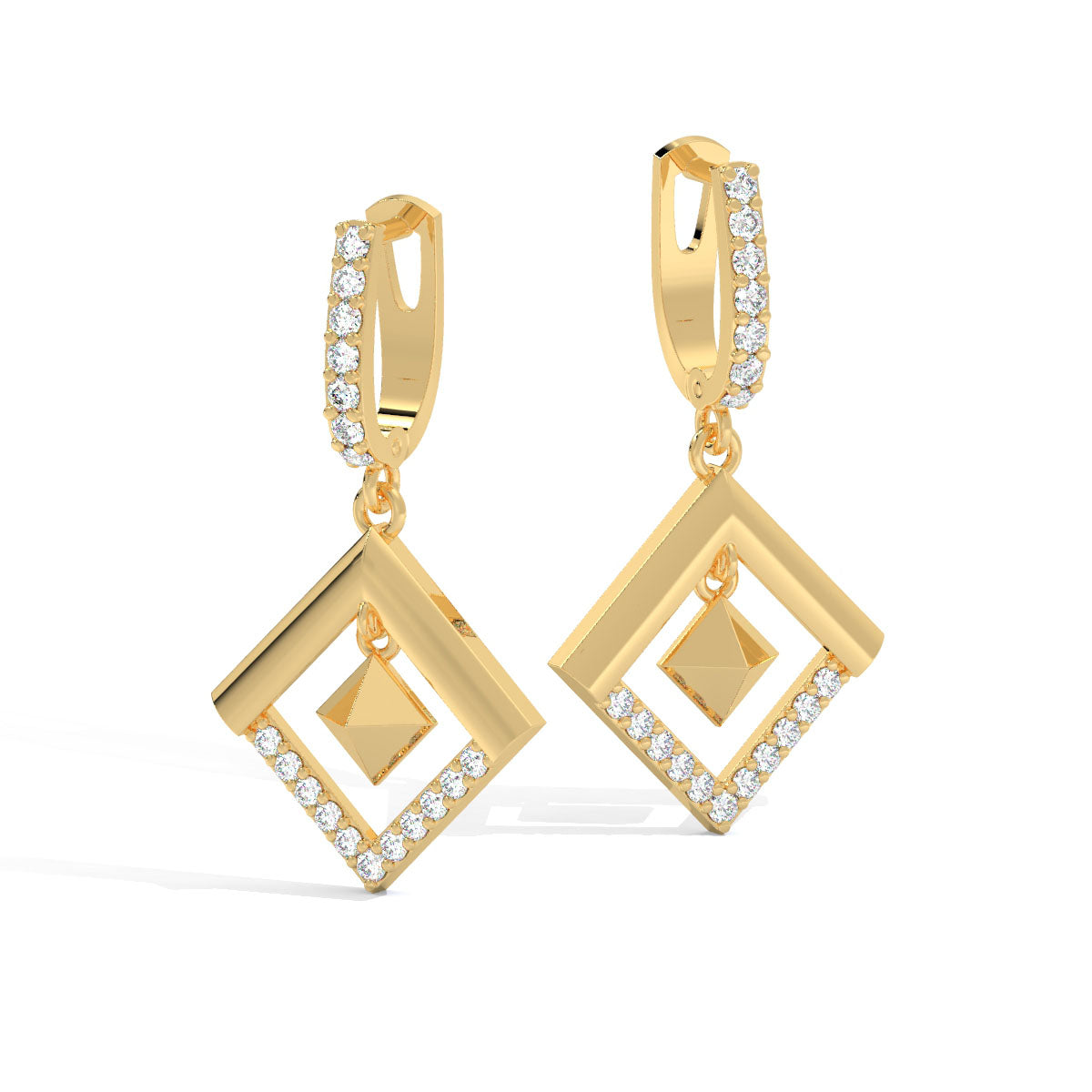 Luminous Layers Diamond Drops