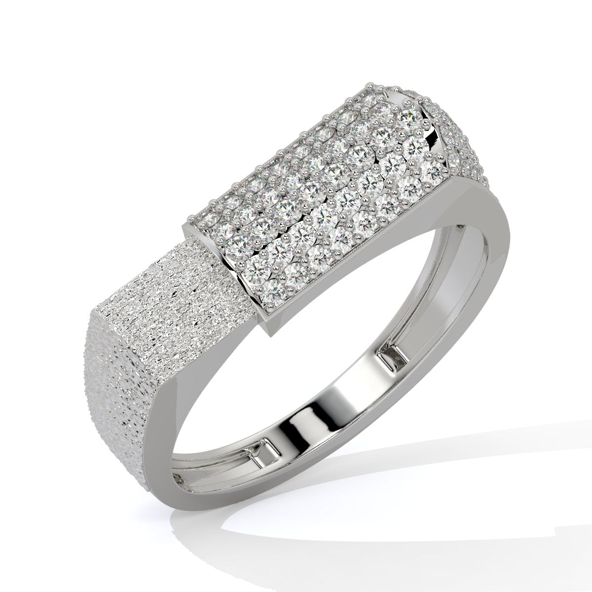 Lustrous Majesty – Men's Diamond Ring