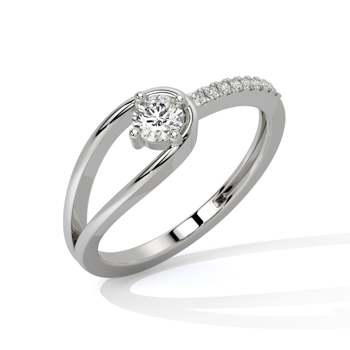 Shimmer Nest Diamond Grace Ring