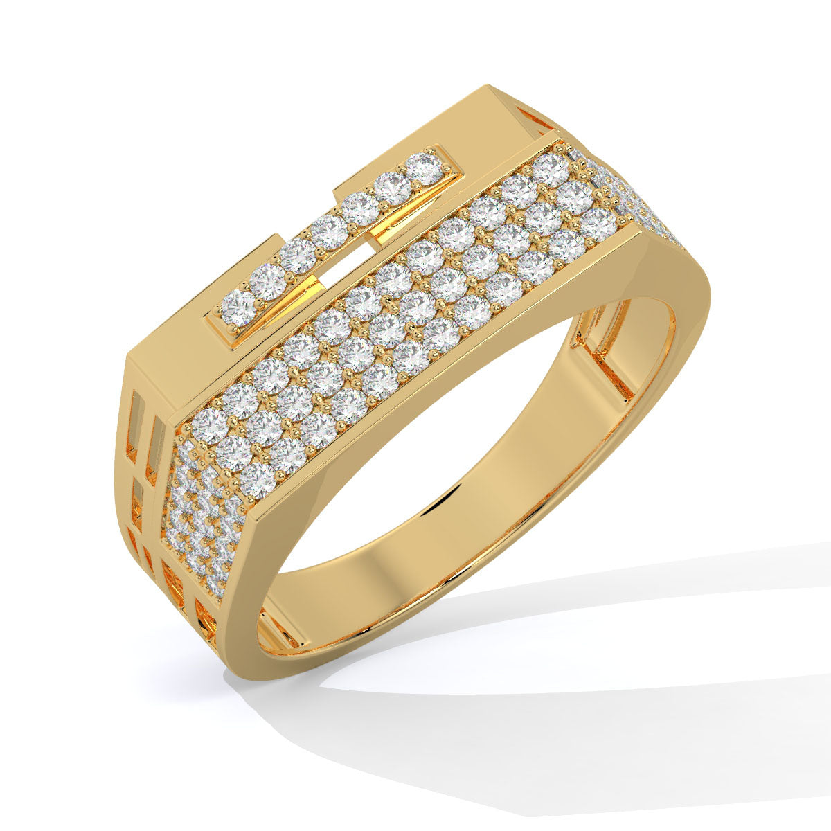 Regal Brilliance Men's Diamond Ring