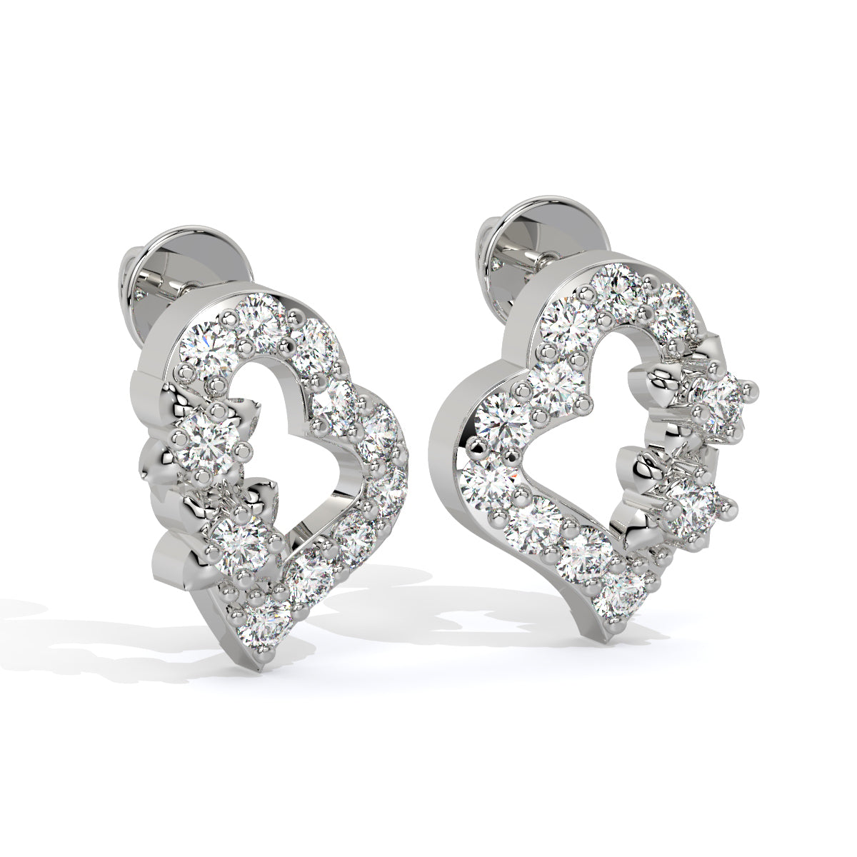Heart Bliss Diamond Studs