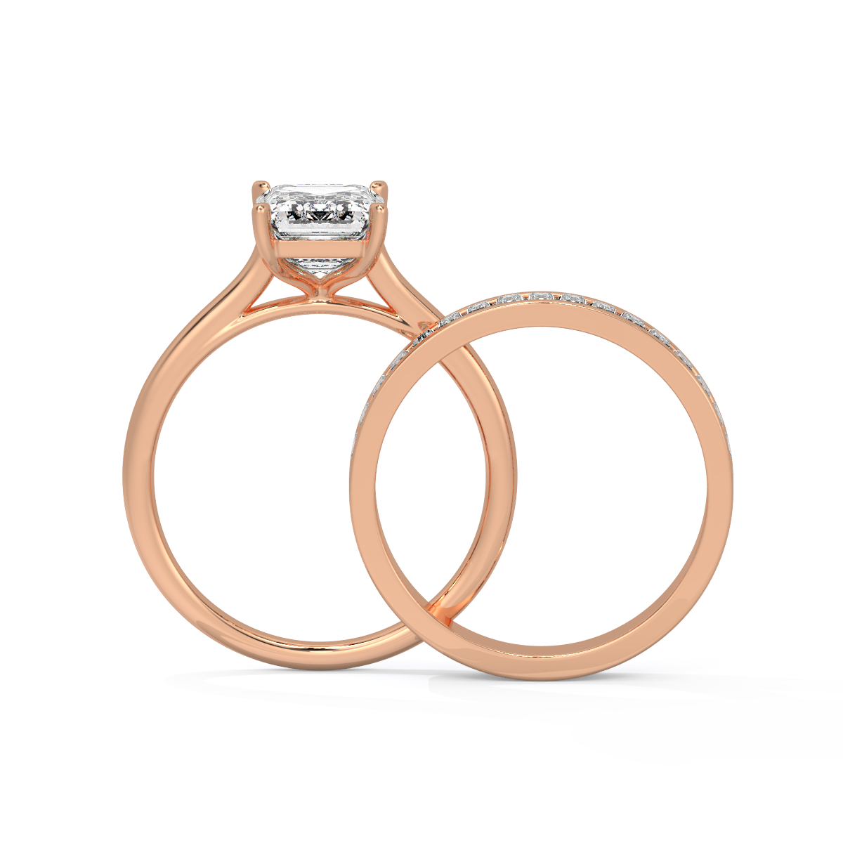 Royale Pathway Emerald-Cut Bypass Ring