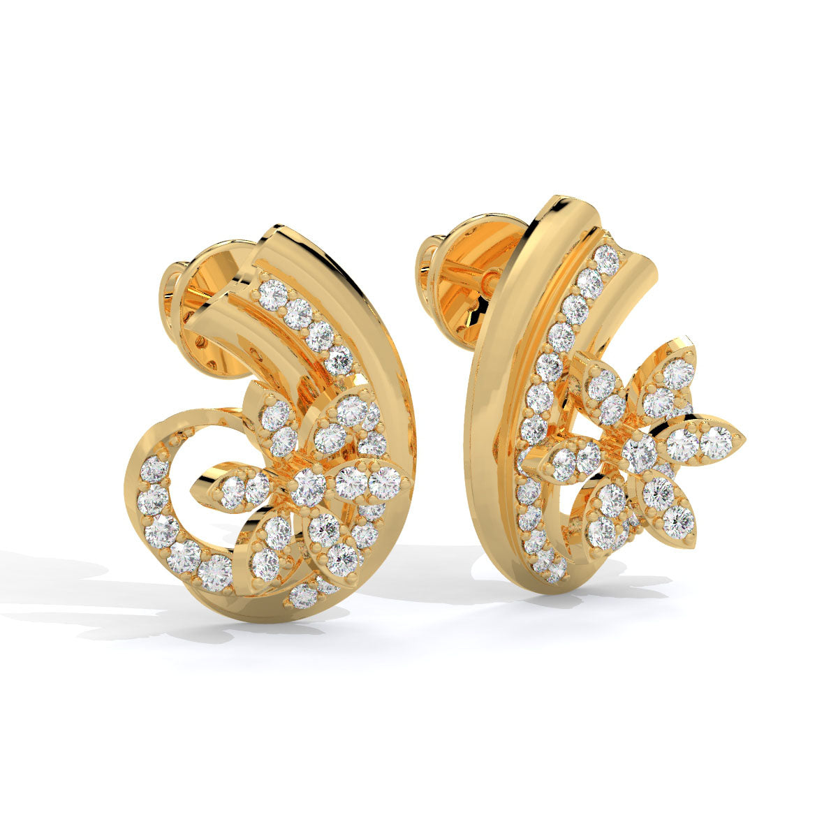Blooming Radiance Diamond Studs