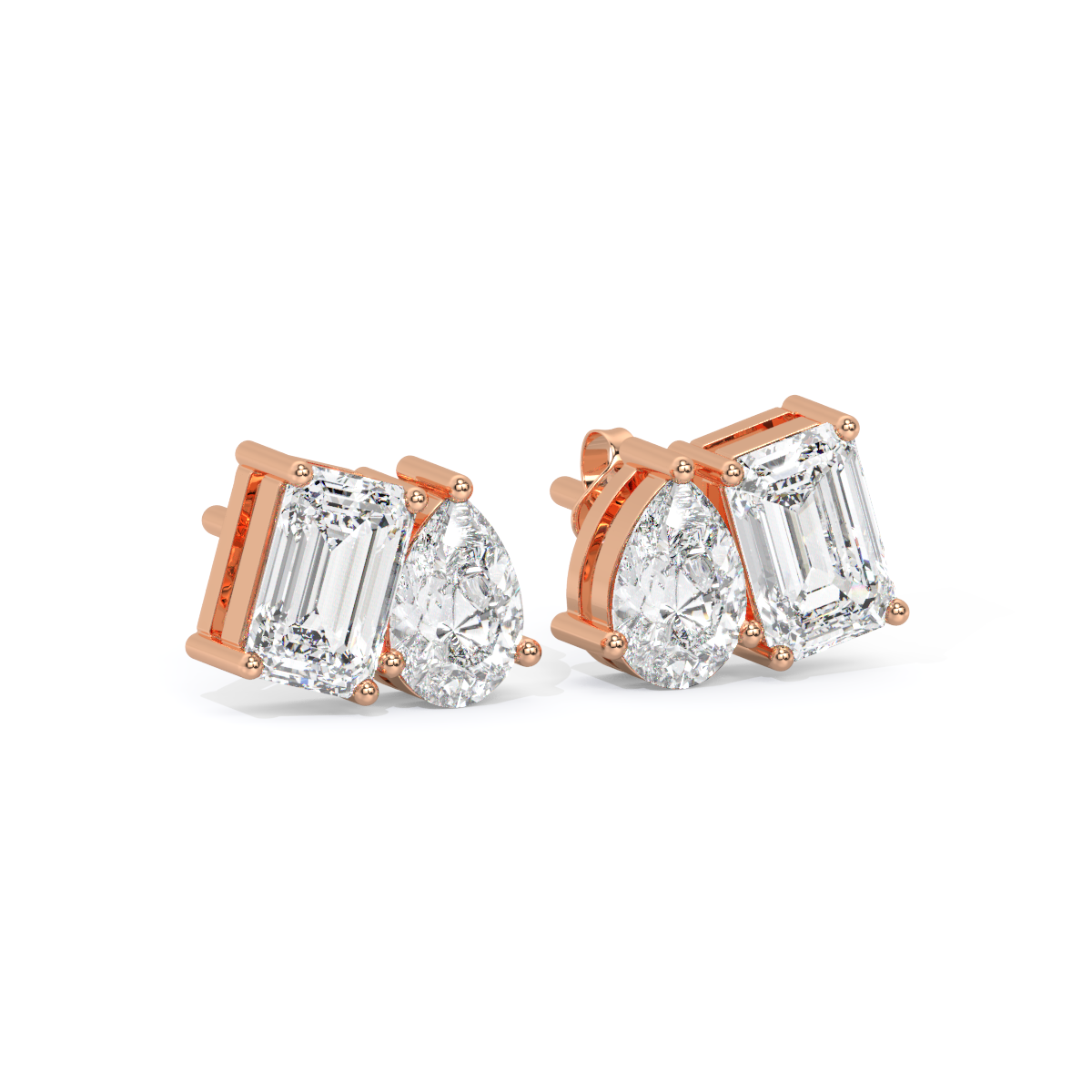 The Duo-Cut Diamond Studs