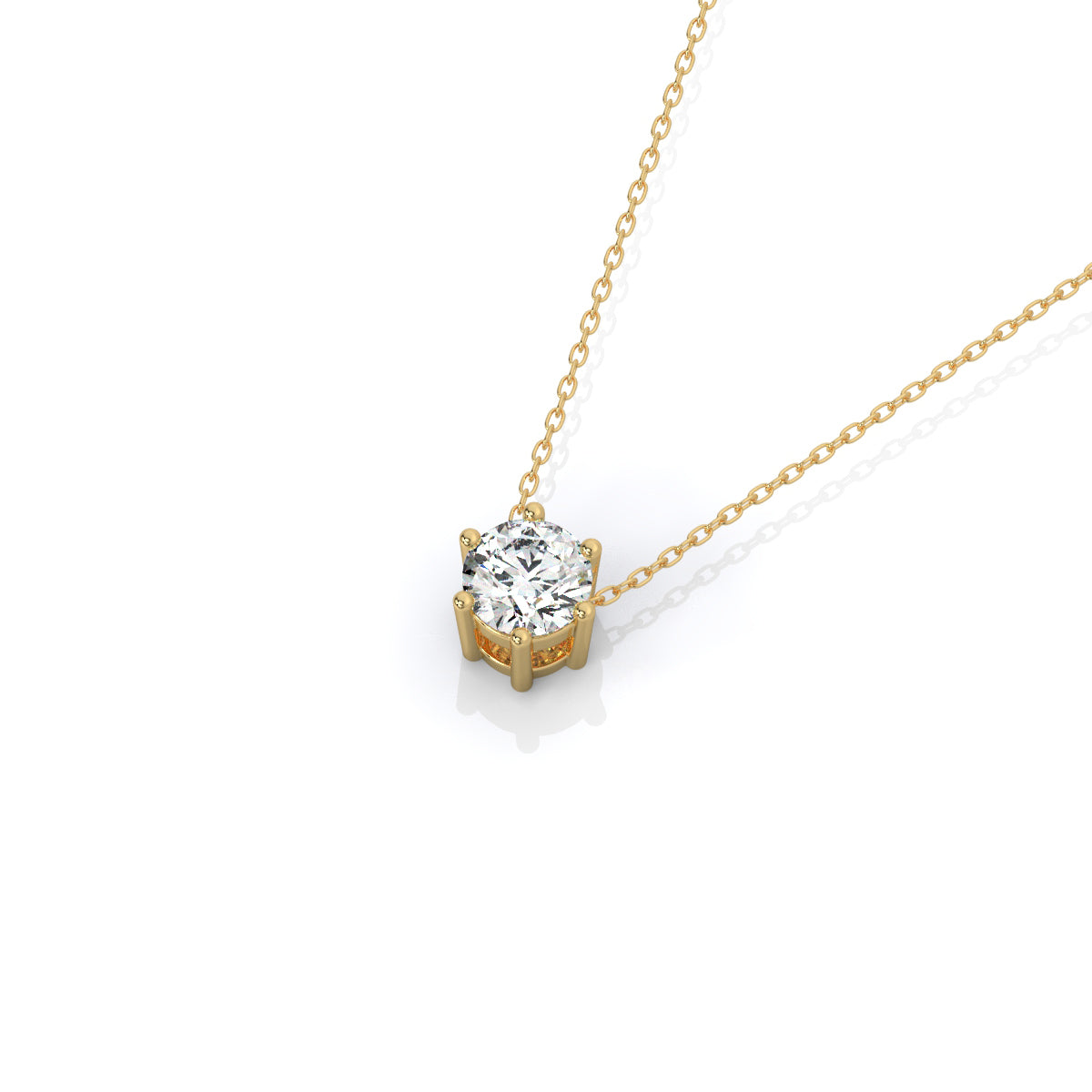 Solitaire Diamond Pendant