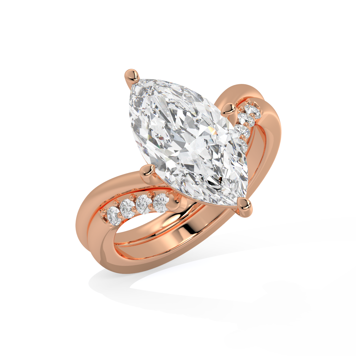 The Marquise Bypass Diamond Ring