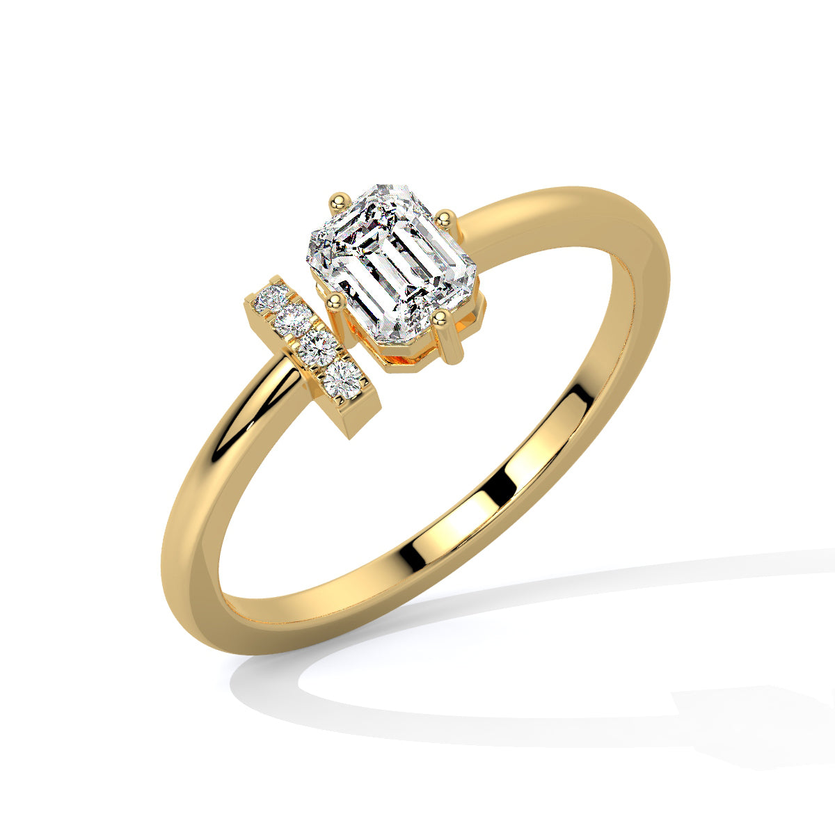 Velvet Radiance Emerald Glow Ring