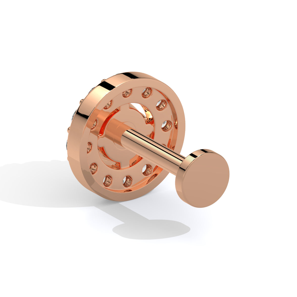 Celestial Halo Diamond Nose Pin