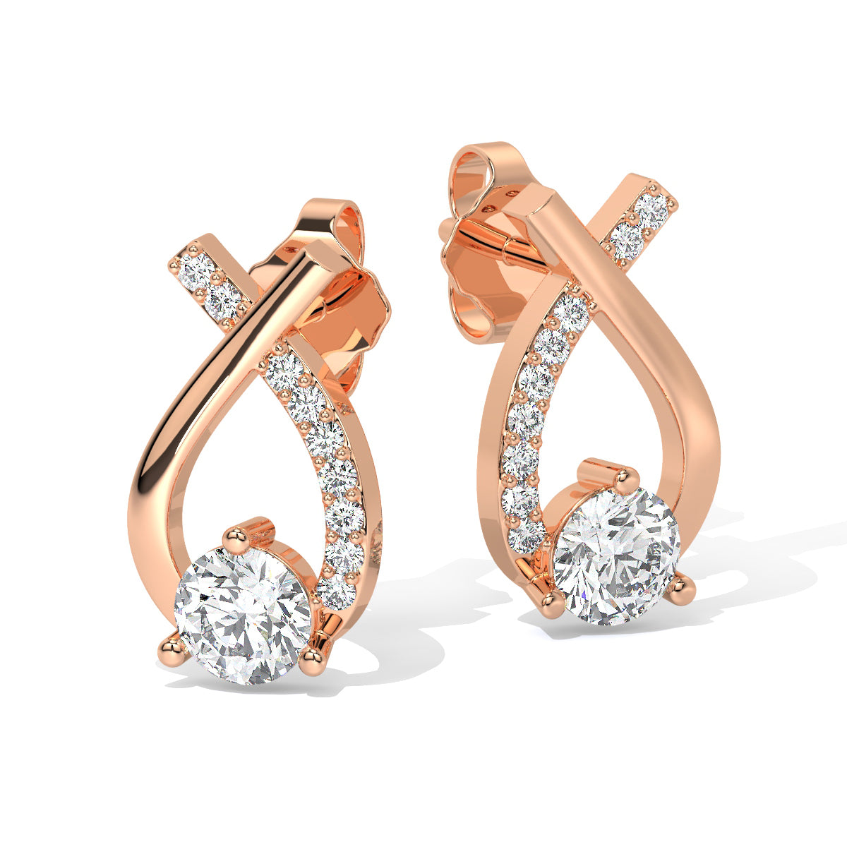 Elegance Infinity Diamond Studs