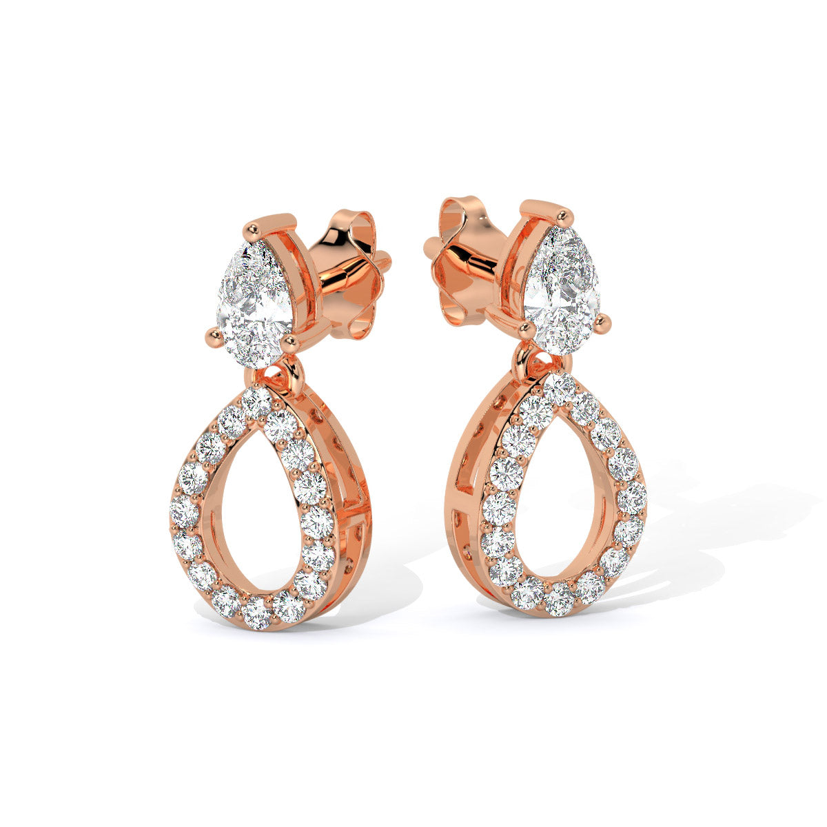 Miralyn Dew Sparkle Diamond Danglers
