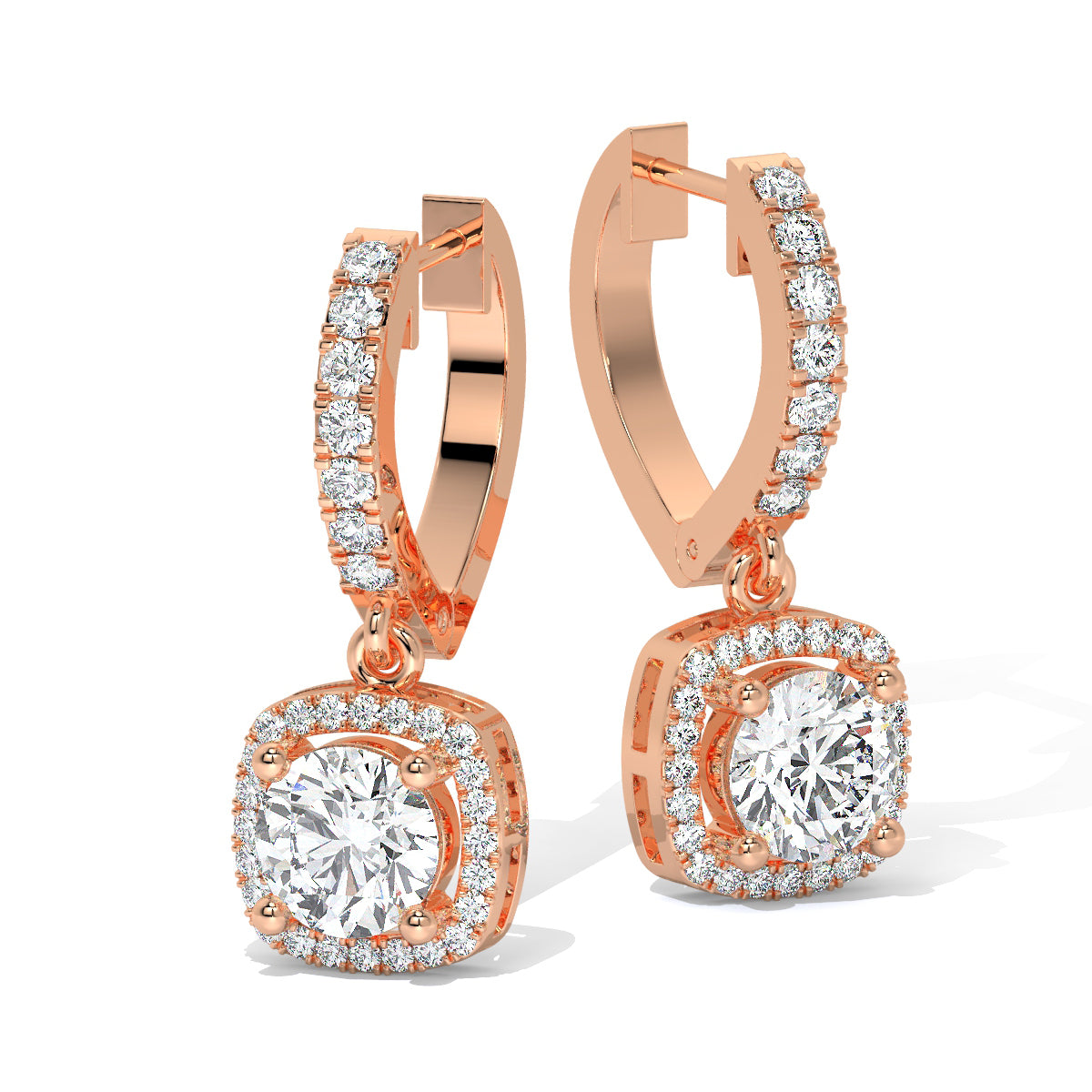 Twinkle Frame Diamond Danglers