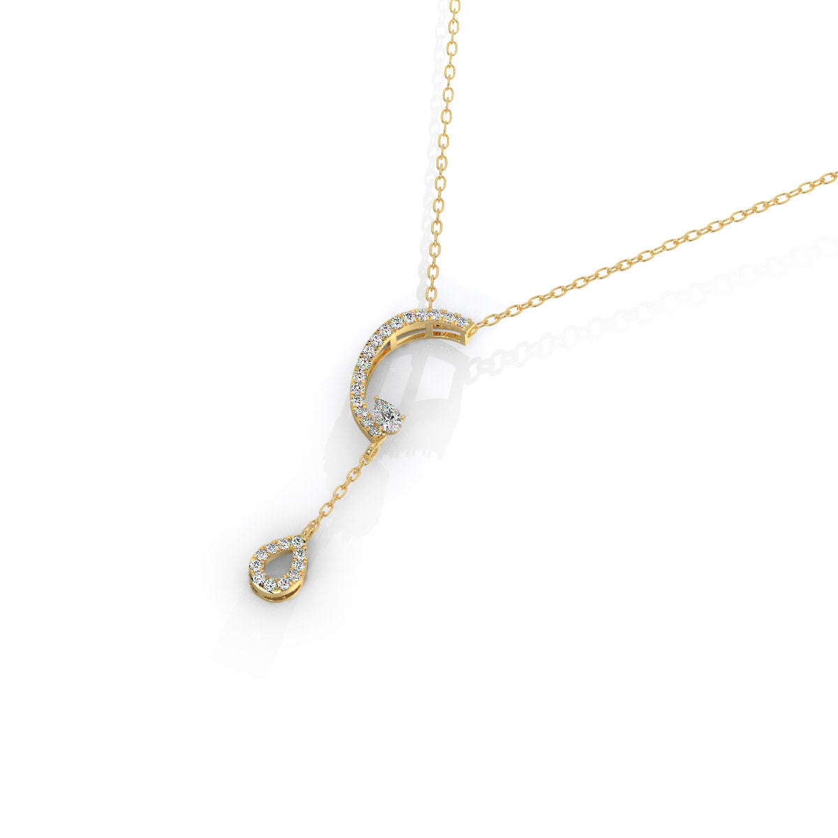 Moonlit Diamond Pendant