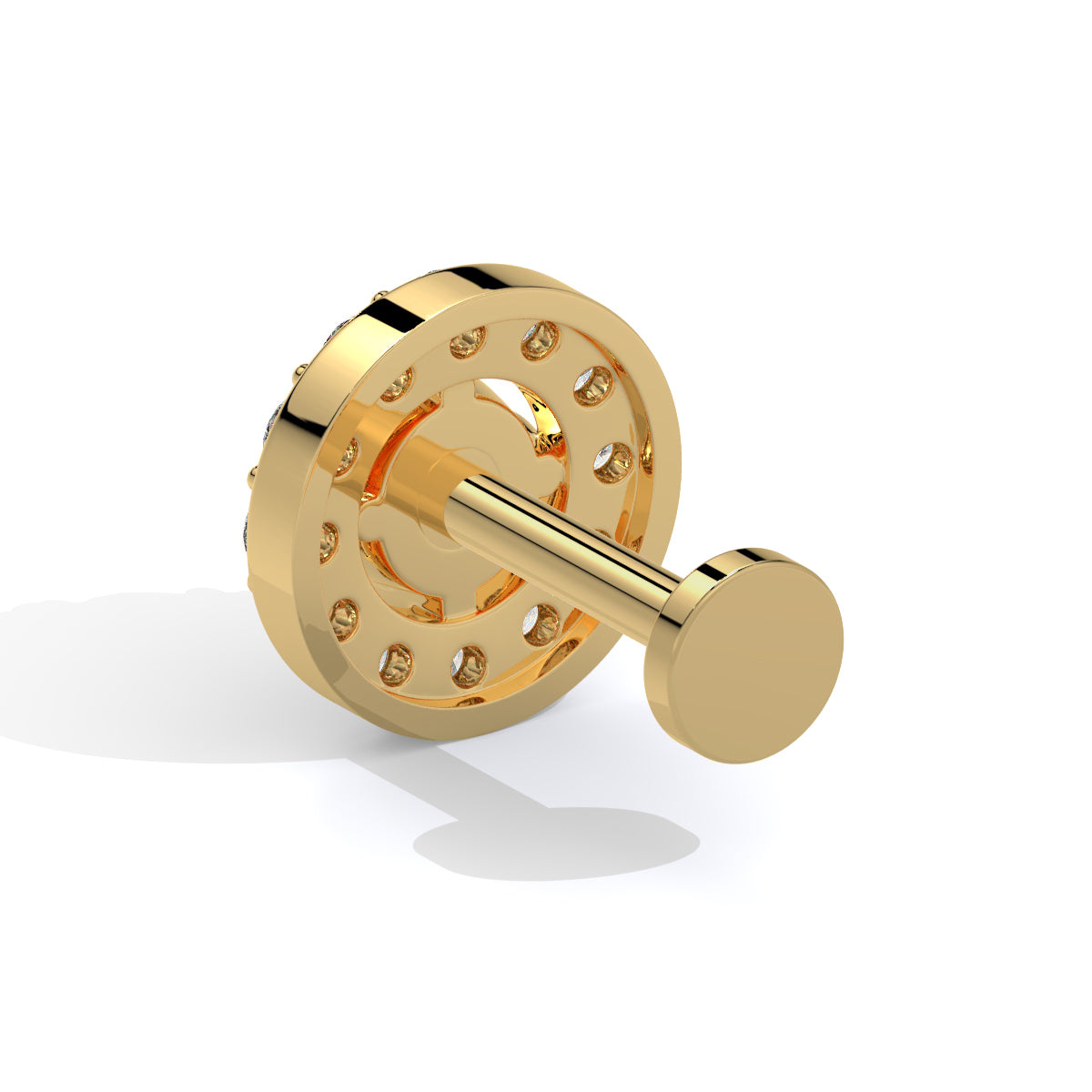 Celestial Halo Diamond Nose Pin