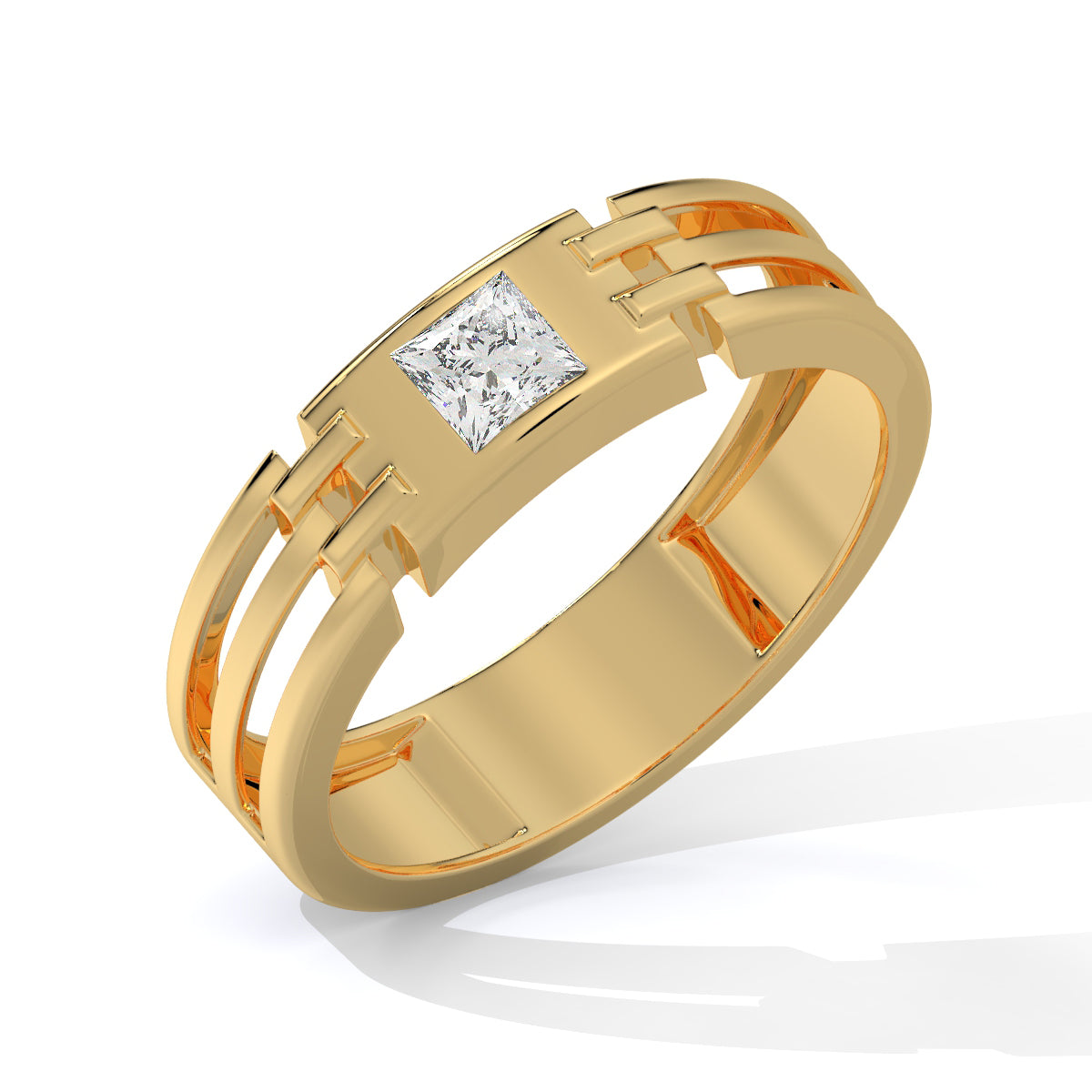 Titan Crest Diamond Men's Ring