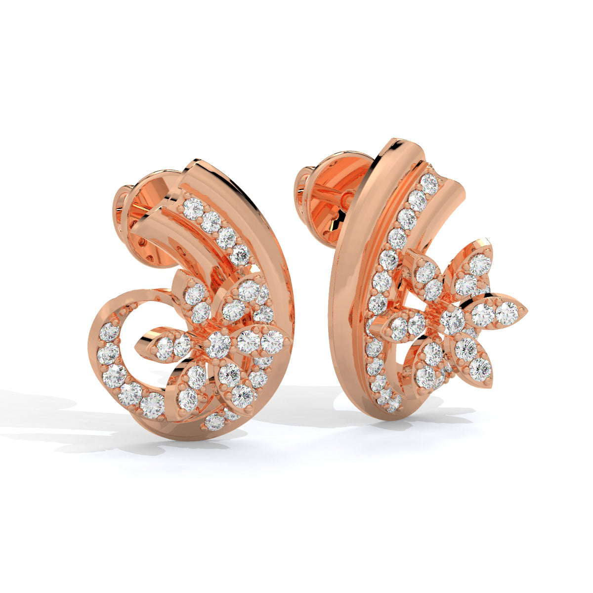Blooming Radiance Diamond Studs