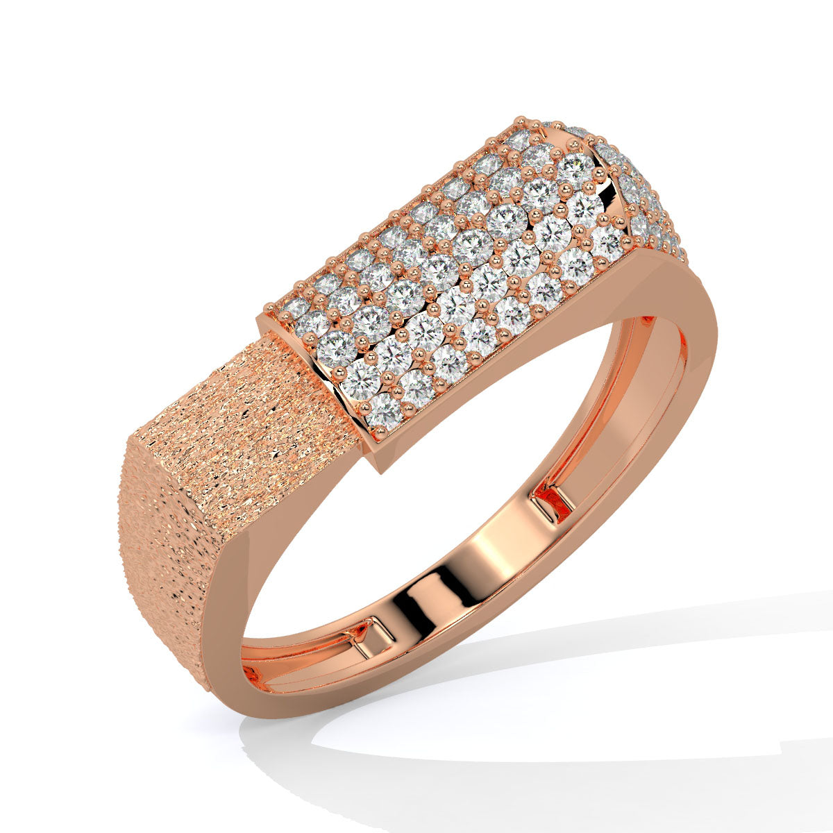 Lustrous Majesty – Men's Diamond Ring